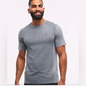 NEW NWT Peloton Men’s XL Gray Seamless Short Sleeve T-Shirt Activewear